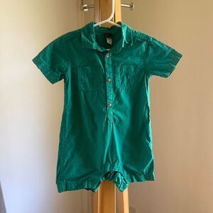Tea Collection Green Romper